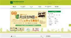 Desktop Screenshot of passaggio.jp